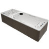 Ванна гидромассажная "Swimspa Dual", 600x230x138 см, опция 20, цвет прибрежно-серый